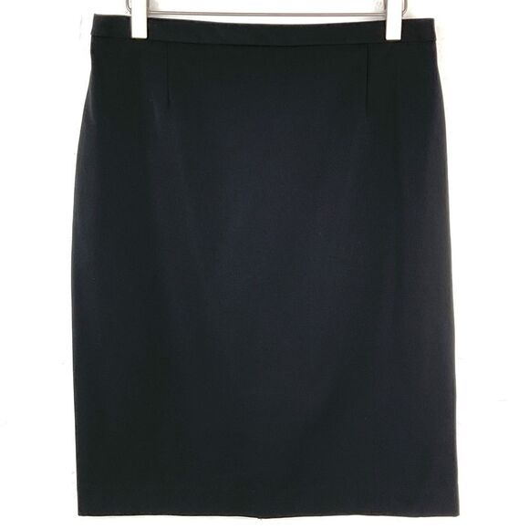Isaac Mizrahi For Target Black Double Zip Pencil Skirt 10 - Picture 1 of 6